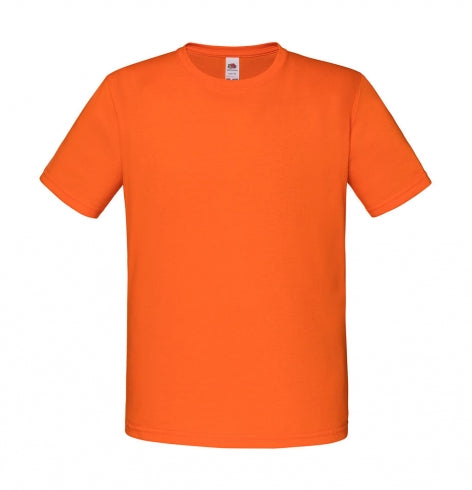 t-shirt stampata in cotone 410-arancione 061892117 VAR02