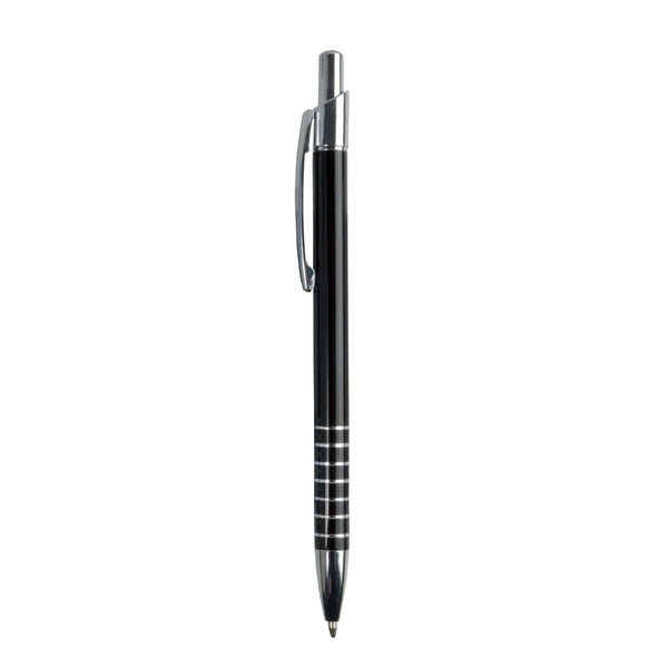 Carica l&#39;immagine nel visualizzatore di Gallery, penna personalizzata in alluminio nera 01200821 DET02
