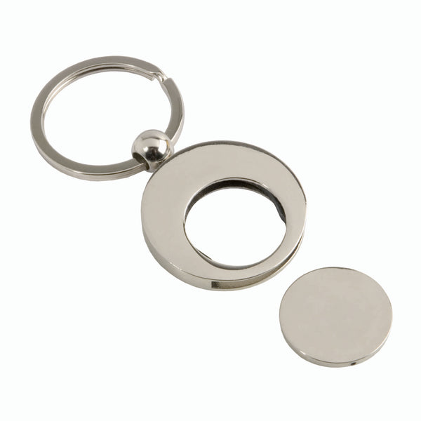 portachiavi personalizzabile in metallo argento 01202555 VAR01