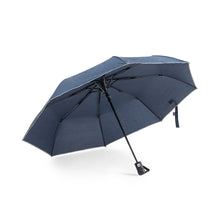 Carica l&#39;immagine nel visualizzatore di Gallery, ombrello automatico con logo in pongee nero 0320740 DET01
