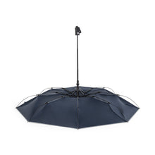 Carica l&#39;immagine nel visualizzatore di Gallery, ombrello automatico con logo in pongee nero 0320740 DET02
