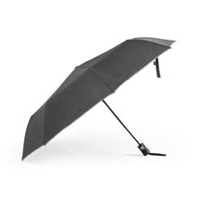 Carica l&#39;immagine nel visualizzatore di Gallery, ombrello automatico con logo in pongee nero 0320740 VAR01
