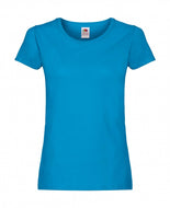 maglietta con logo in cotone 310-azzurra 061910817 VAR19
