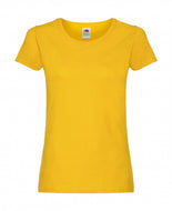 t-shirt stampata in cotone 601-gialla 061910817 VAR03