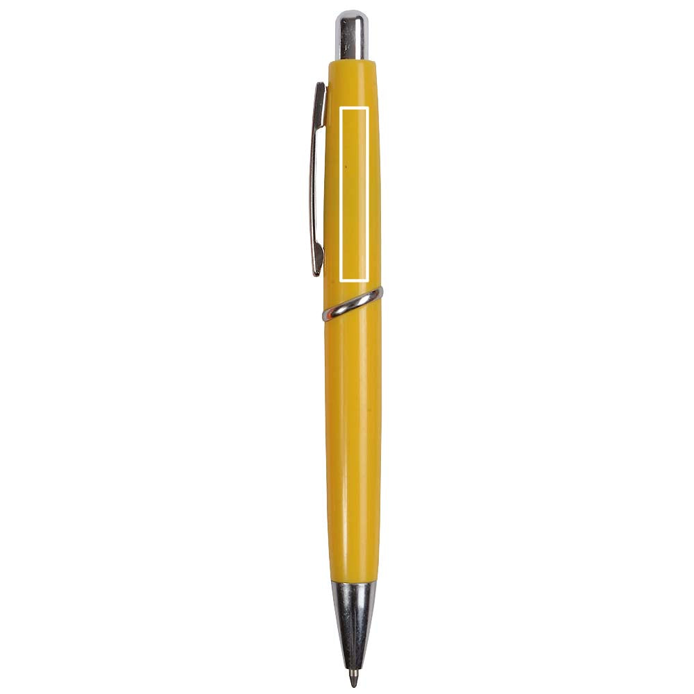 Carica l&#39;immagine nel visualizzatore di Gallery, biro personalizzata in abs gialla 01217804 DET02
