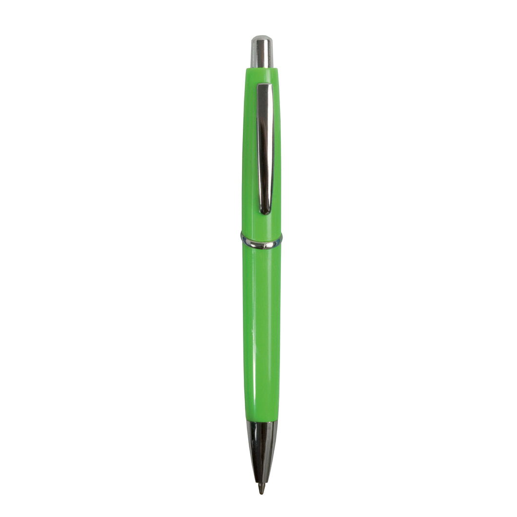 penna stampata in abs verde-mela 01217804 VAR10