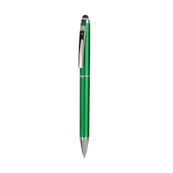 penna pubblicitaria in plastica verde 01218127 VAR06
