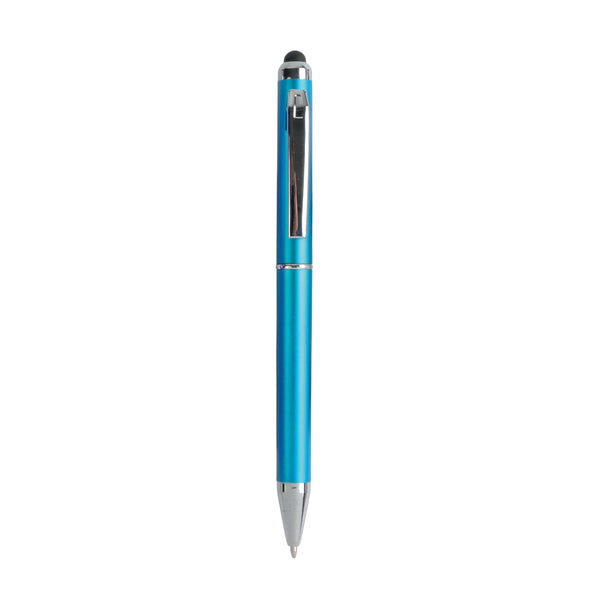 penna personalizzabile in plastica azzurra 01218127 VAR01