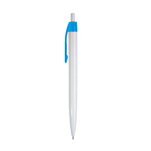 Carica l&#39;immagine nel visualizzatore di Gallery, penna personalizzabile in plastica azzurra 01218246 DET01
