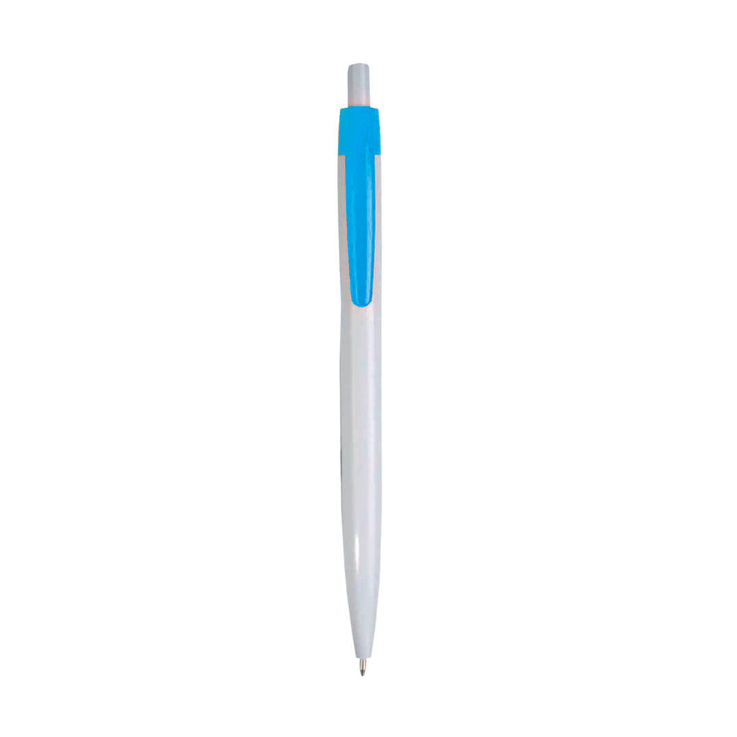 penna personalizzabile in plastica azzurra 01218246 VAR06