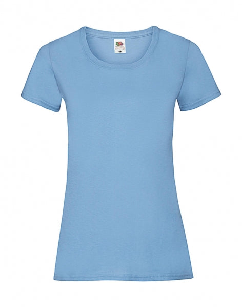 maglietta stampata in cotone 320-azzurra 061931217 VAR18