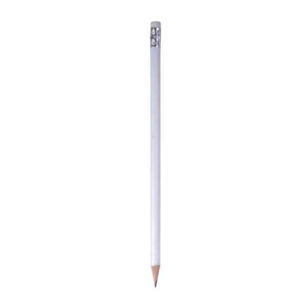 matita con logo in legno bianca 01234821 VAR06