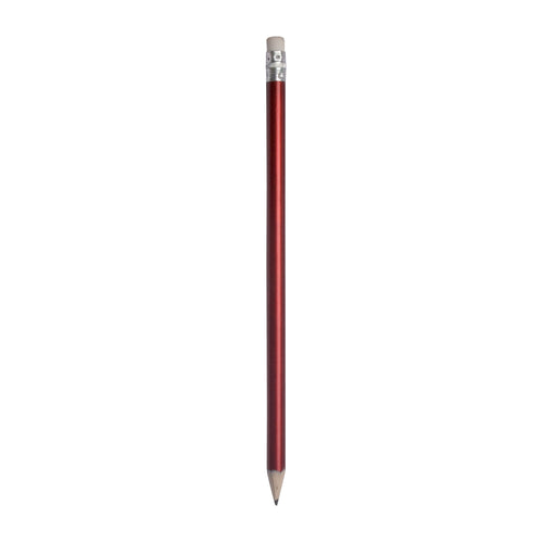 matita personalizzabile in legno rossa 01234821 VAR05