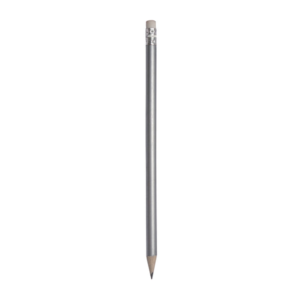 matita pubblicitaria in legno argento 01234821 VAR02