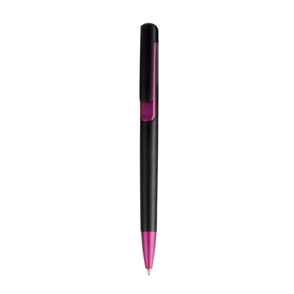 biro personalizzabile in abs fuxia 01235144 VAR02