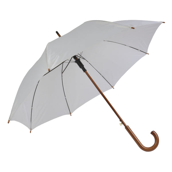 ombrello stampato in poliestere bianco 01246517 VAR04