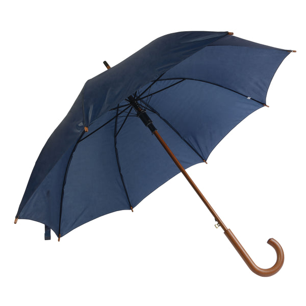 ombrello automatico stampato in poliestere blu 01246517 VAR02