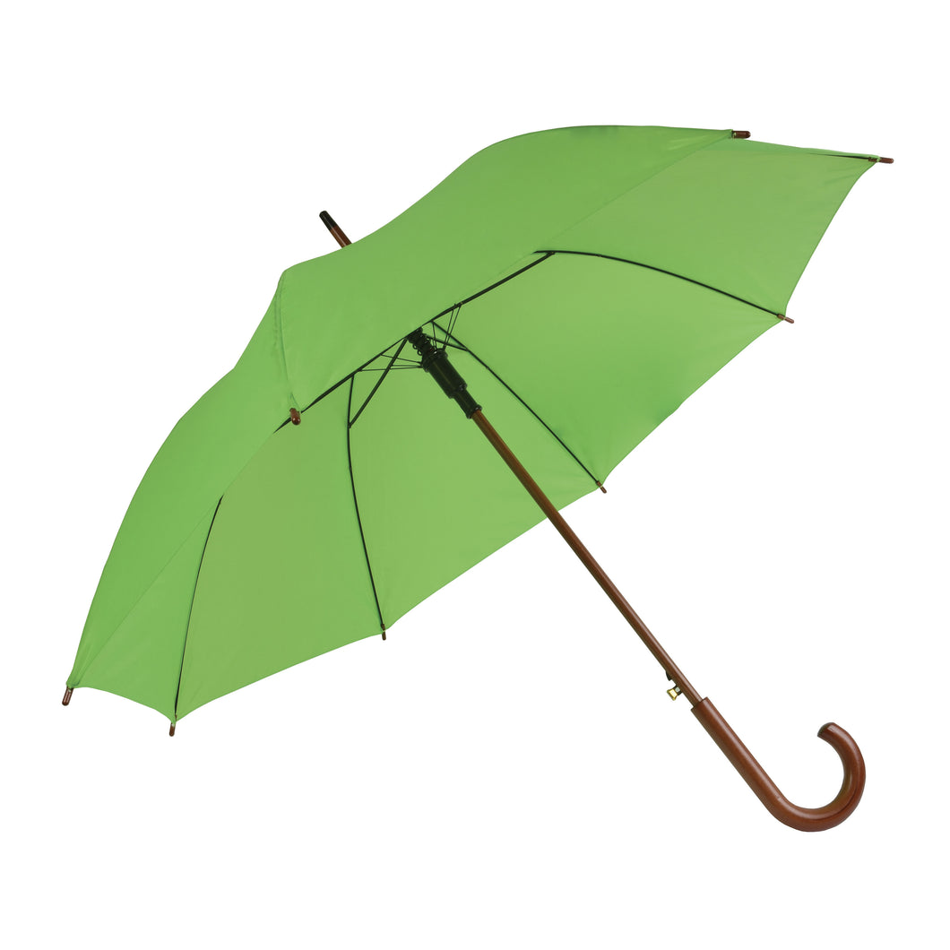ombrello pubblicitario in poliestere verde-mela 01246517 VAR01