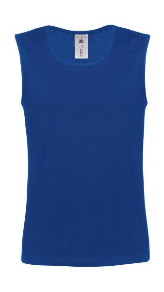 tank top stampato in cotone 300-royal 061950614 VAR04