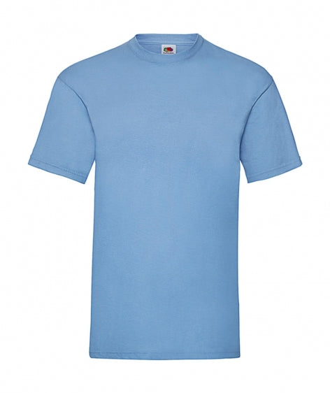 maglietta stampata in cotone 320-azzurra 061955017 VAR06