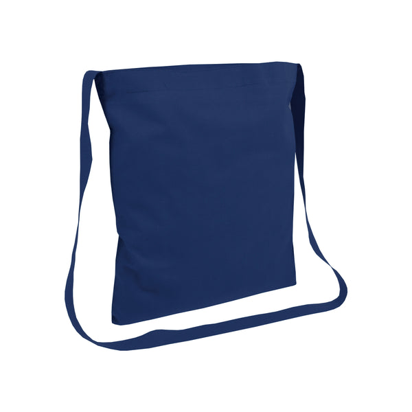 borsa tela personalizzabile in cotone blu 01257176 VAR09