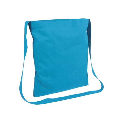 shopper tela stampata in cotone azzurra 01257176 VAR10