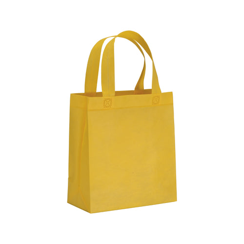mini borsa stampata in tnt gialla 01257414 VAR03