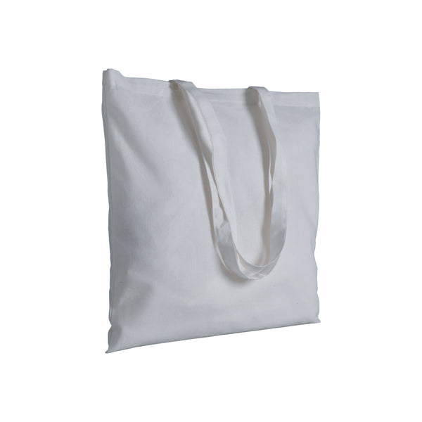 borsa stoffa pubblicitaria in cotone bianca 01257465 VAR03