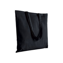 Carica l&#39;immagine nel visualizzatore di Gallery, borsa spesa stampata in cotone nera 01257465 VAR12
