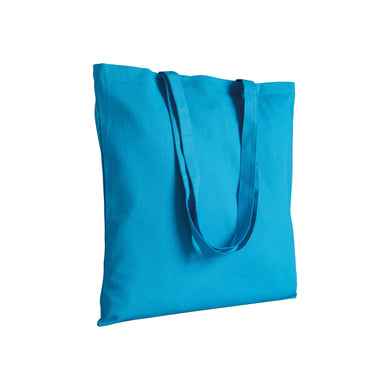 borsa stoffa da personalizzare in cotone azzurra 01257465 VAR06