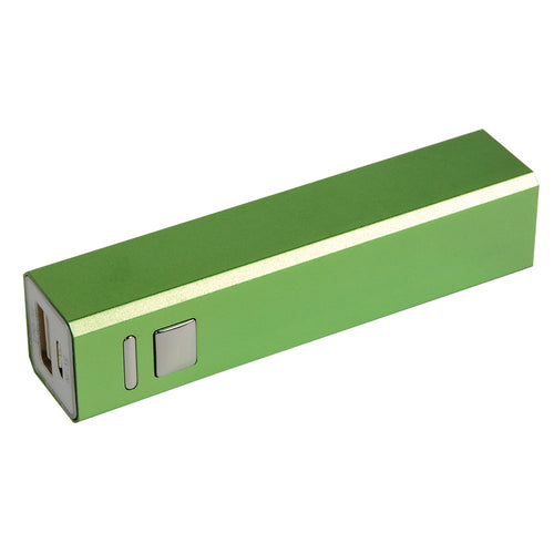 power bank stampato in metallo verde 01262803 VAR01