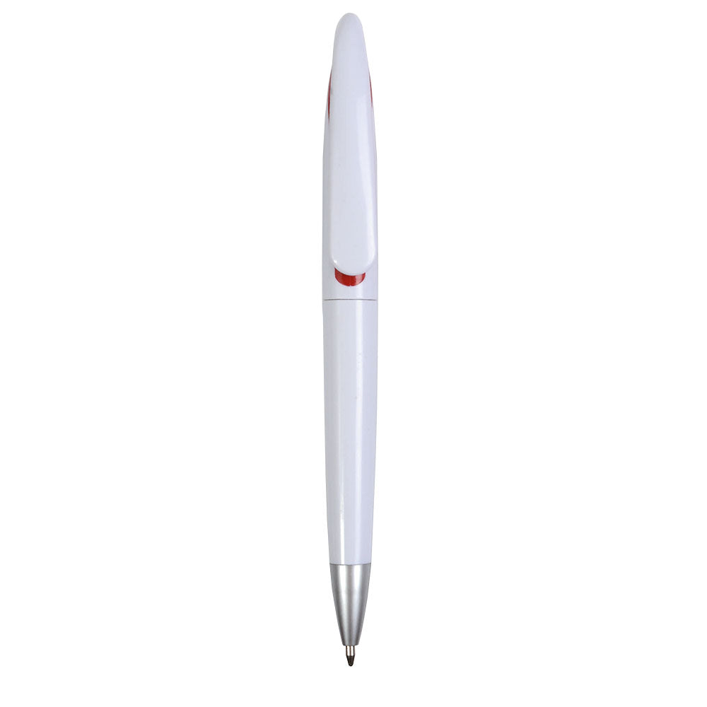 biro con logo in abs rossa 01268702 VAR01