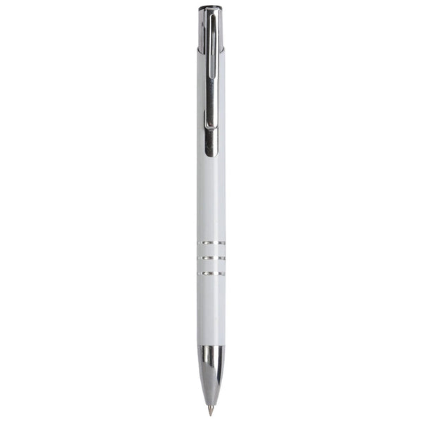 penna da personalizzare in metallo bianca 01268838 VAR01