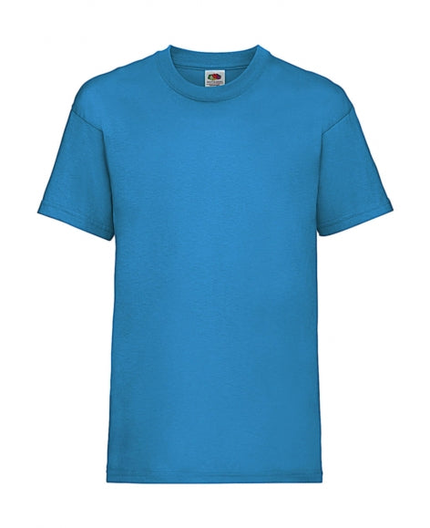 t-shirt con logo in cotone 310-azzurra 061968617 VAR14