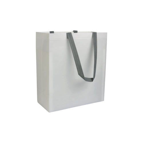 shopper bag personalizzata in tnt bianca 01274057 VAR08