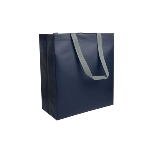 borsa shopper personalizzabile in tnt blu 01274057 VAR02