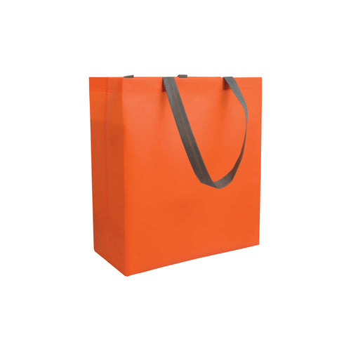 shopper bag stampata in tnt arancione 01274057 VAR07