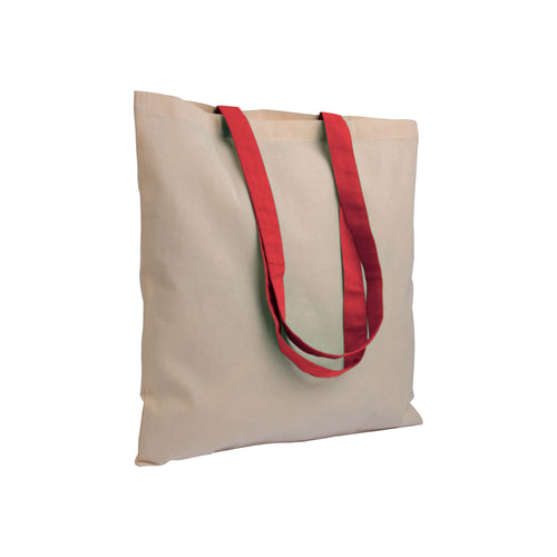 borsa promozionale in cotone rossa 01274074 VAR07