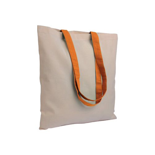 borsa stoffa pubblicitaria in cotone arancione 01274074 VAR06