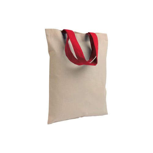 shopper bag mini personalizzata in cotone rossa 01274091 VAR03