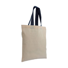 Carica l&#39;immagine nel visualizzatore di Gallery, mini shopper bag promozionale in cotone blu 01274091 DET02
