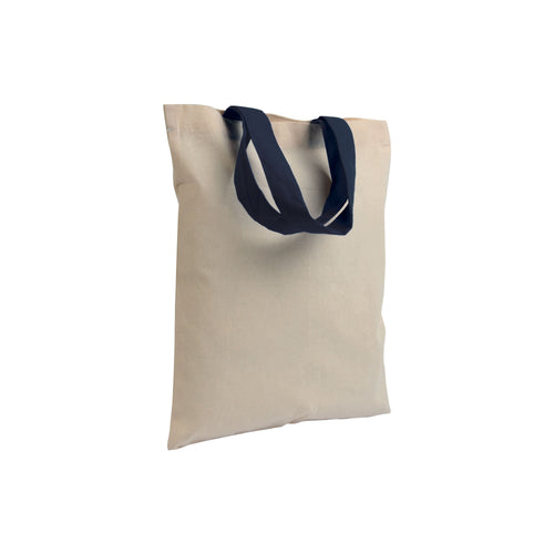 mini shopper bag promozionale in cotone blu 01274091 VAR04
