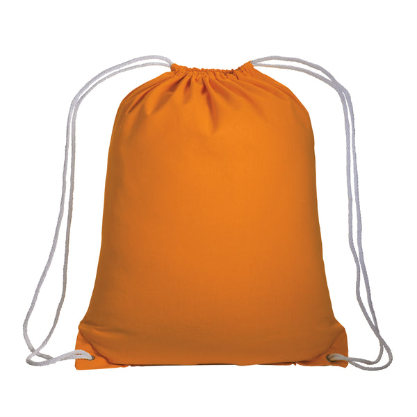 zainetto sacca promozionale in cotone arancione 01274278 VAR05