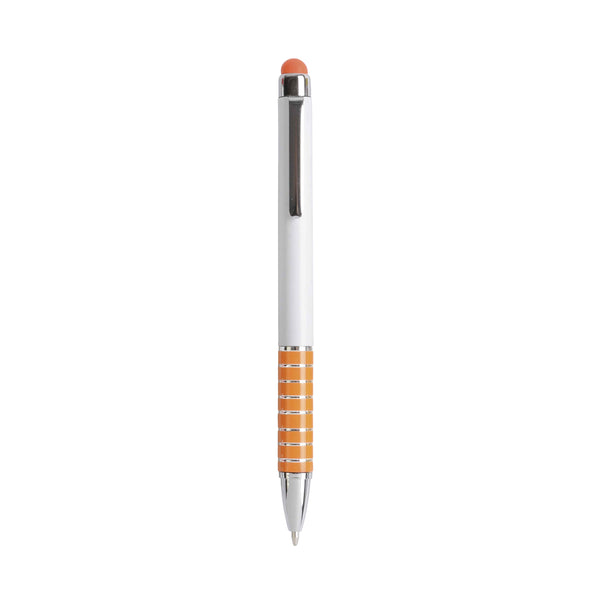 biro pubblicitaria in plastica arancione 01285906 VAR03