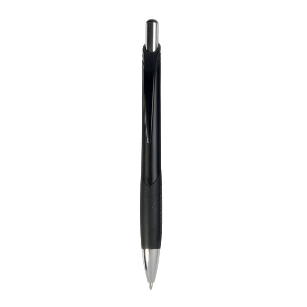 penna con logo in abs nera 01285940 VAR03