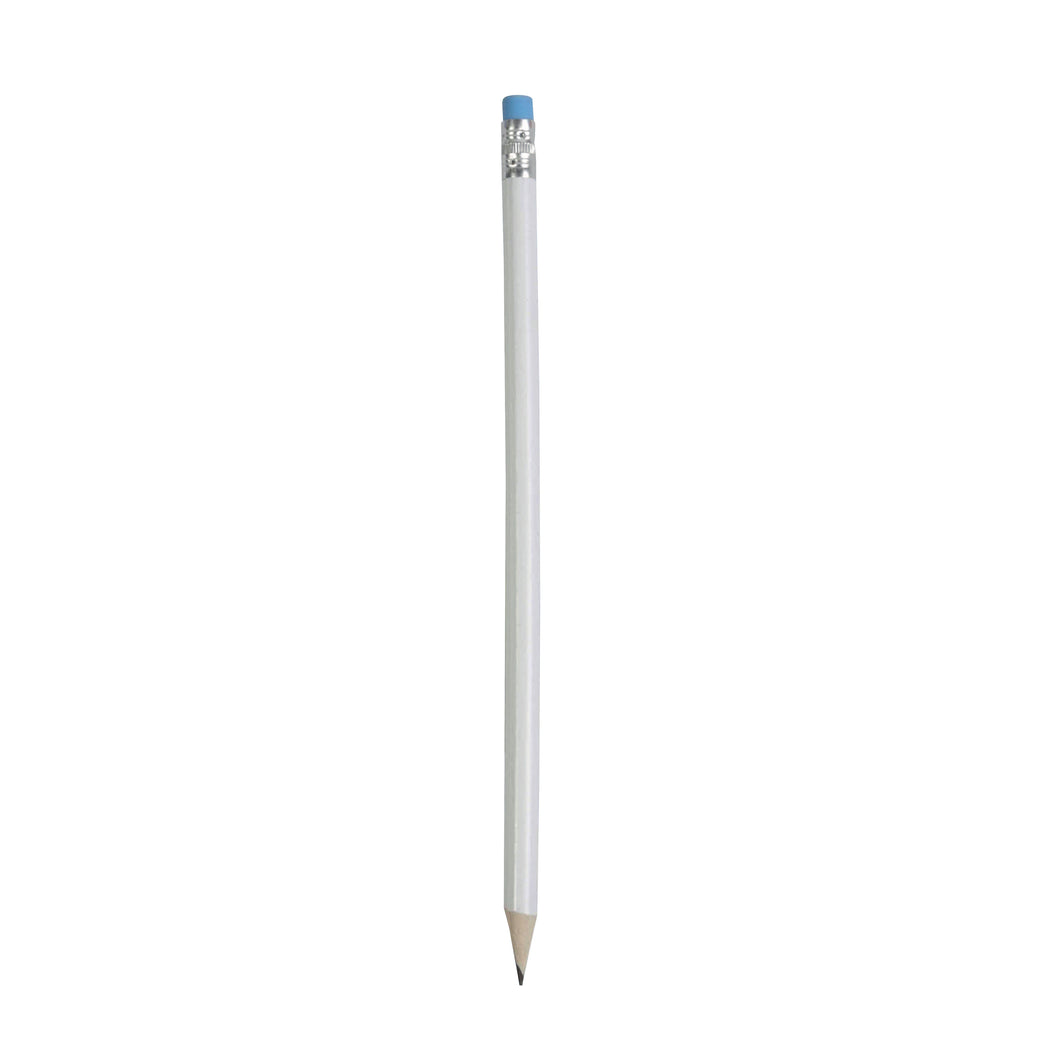matita con logo in legno azzurra 01285957 VAR01