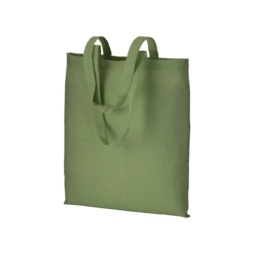 borsa shopping personalizzabile in cotone verde-mela 01290785 VAR04