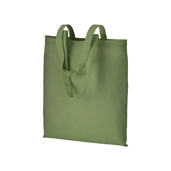 borsa shopping personalizzabile in cotone verde-mela 01290785 VAR04