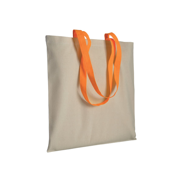 borsa personalizzata in cotone arancione 01290802 VAR06