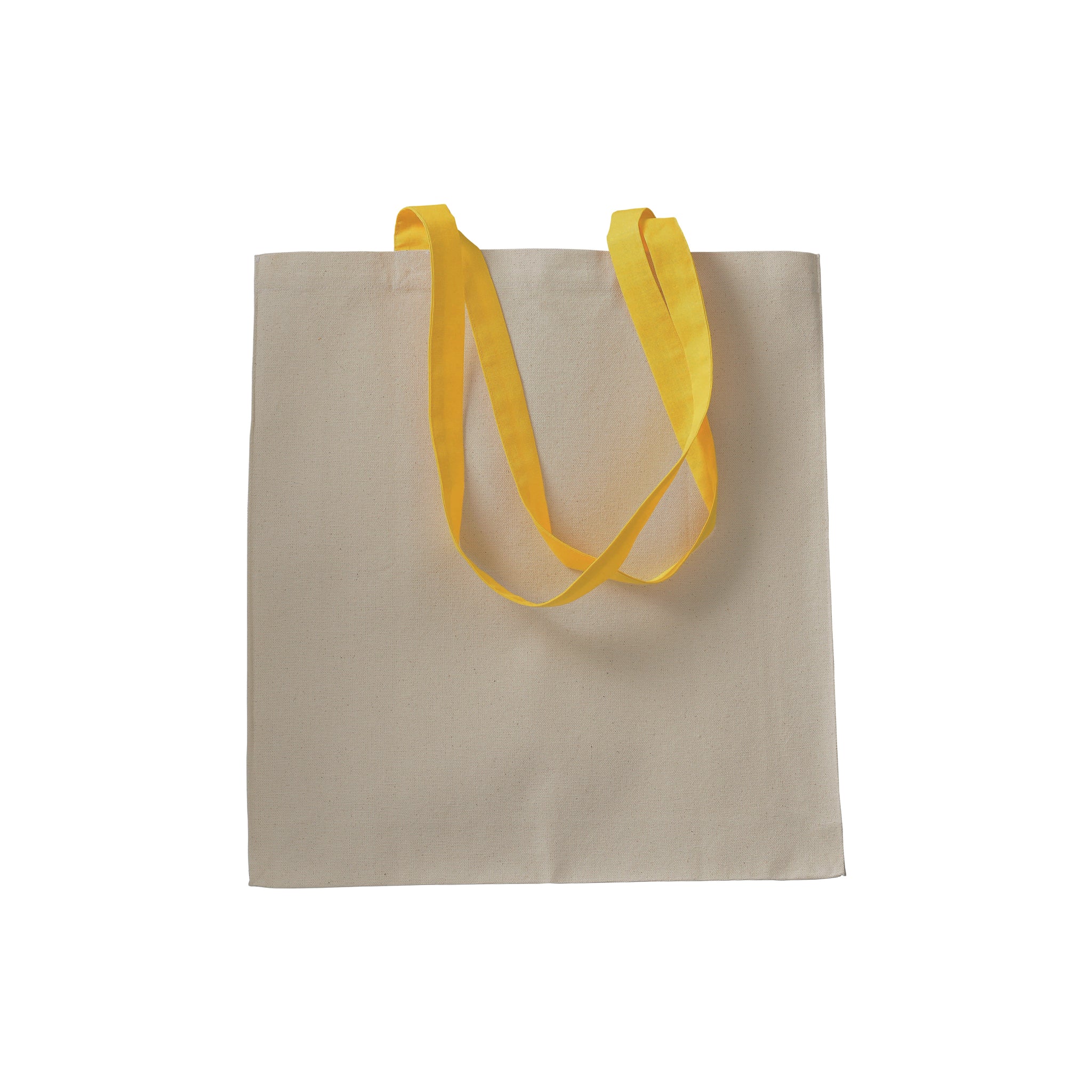 Carica l&#39;immagine nel visualizzatore di Gallery, borsa con logo in cotone gialla 01290819 DET03
